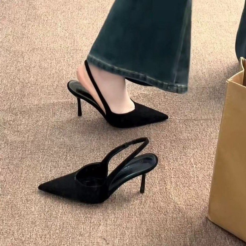 Platform Mule Heel - French Pointed Toe Leopard Print High