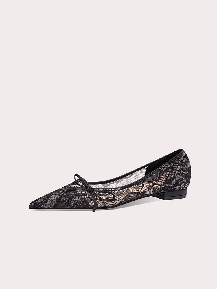 Flat stiletto heels spring and - Pointed Toe Flat ulasan dan harga