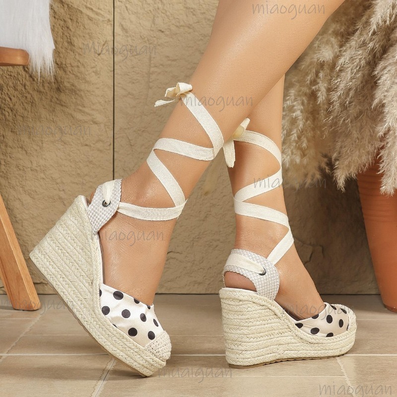2026 New Spring Summer Women's - Ribbon Tie Heel ulasan dan harga