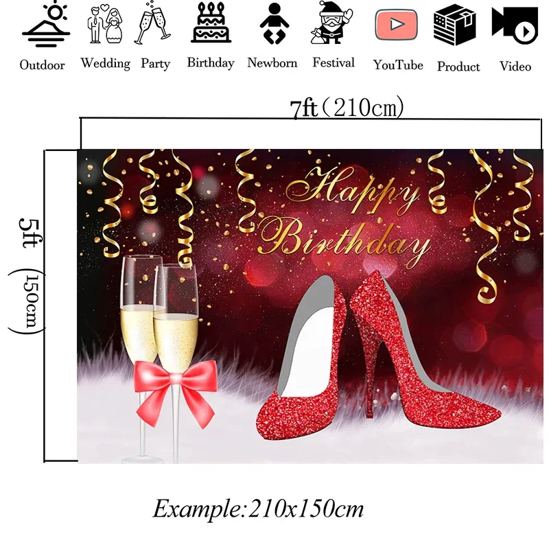 Mocsicka Women Birthday Decora - Ribbon Tie Heel ulasan dan harga