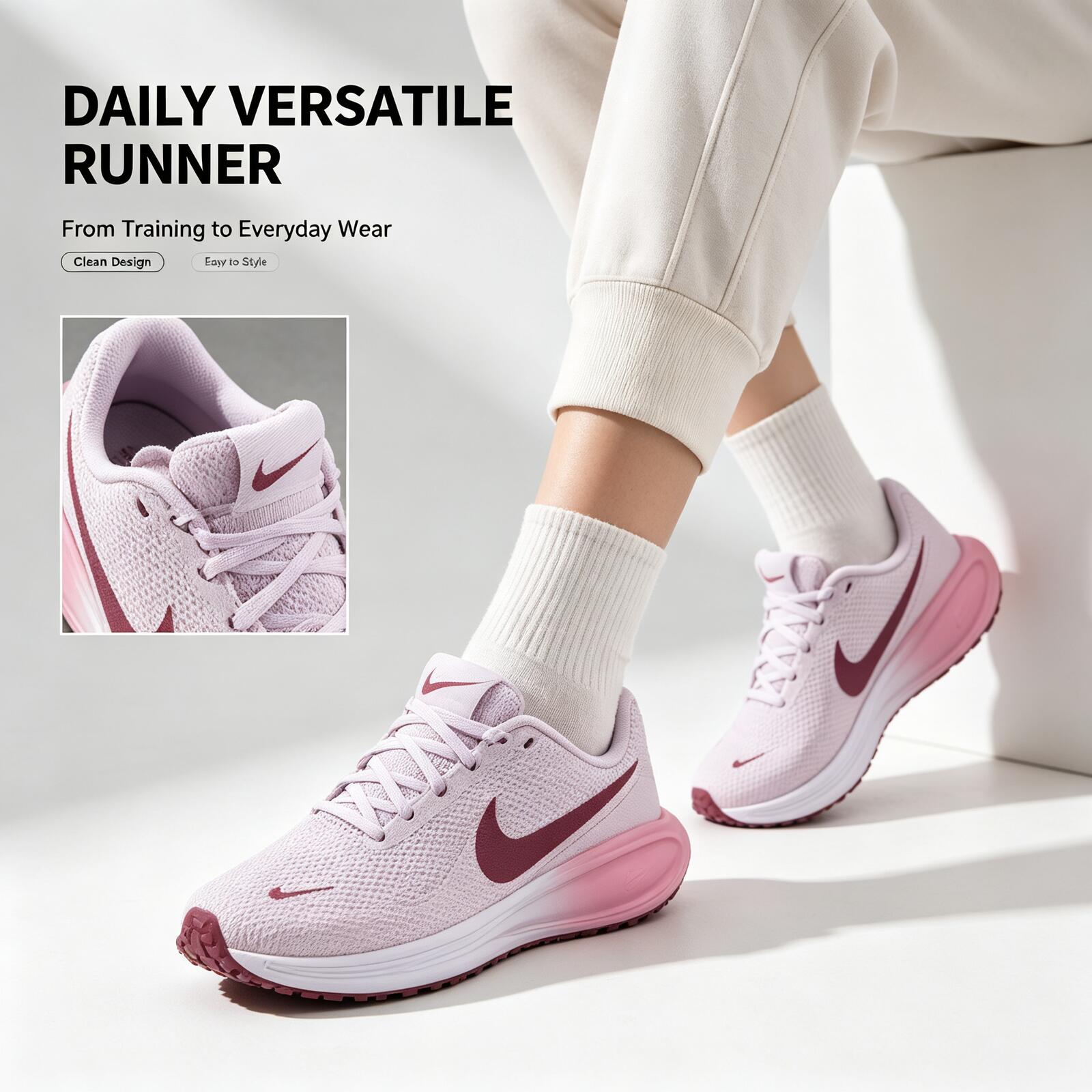 Nike Women Pink Running Shoes  - Women Shoes Nike ulasan dan harga
