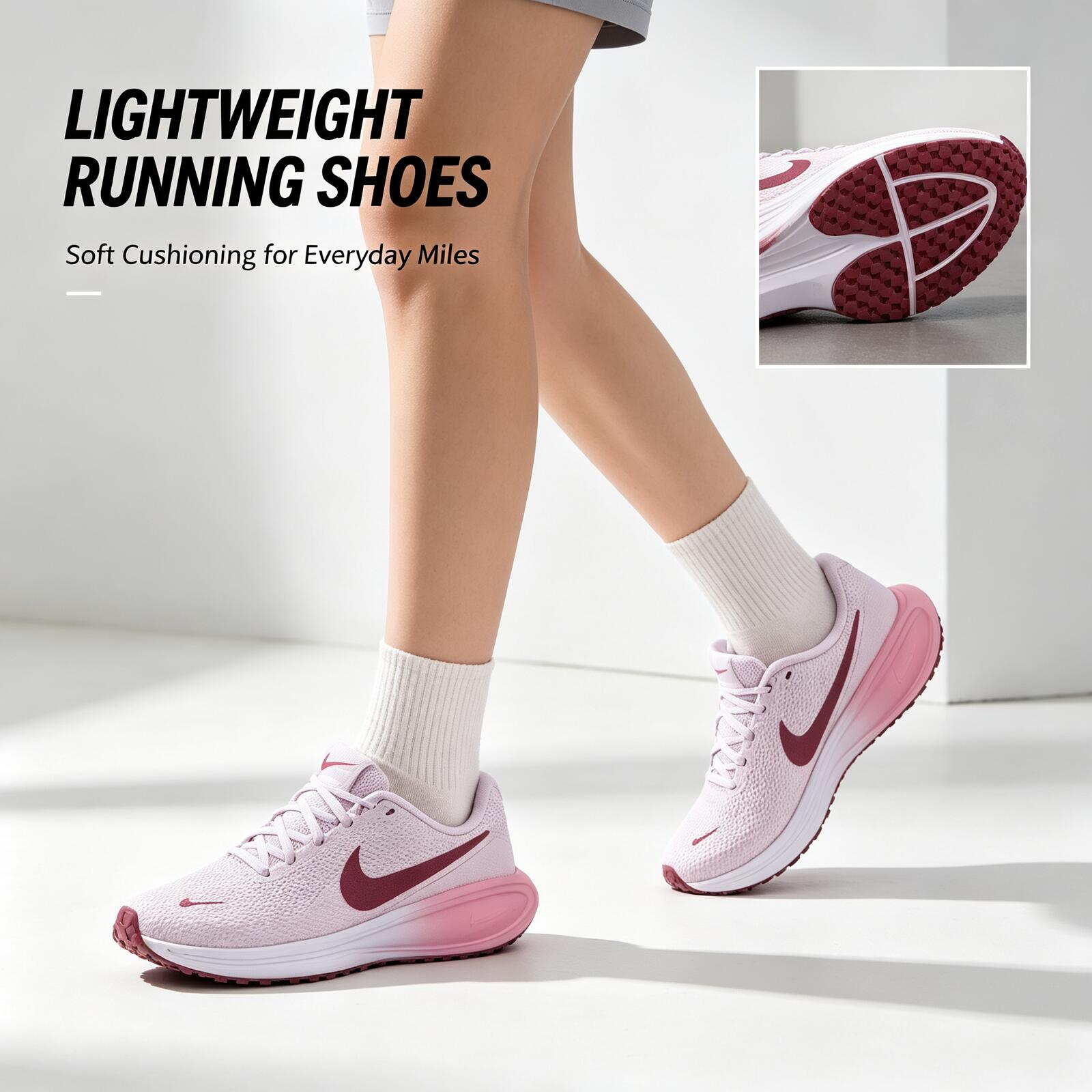 Nike Women Pink Running Shoes  - Women Shoes Nike ulasan dan harga