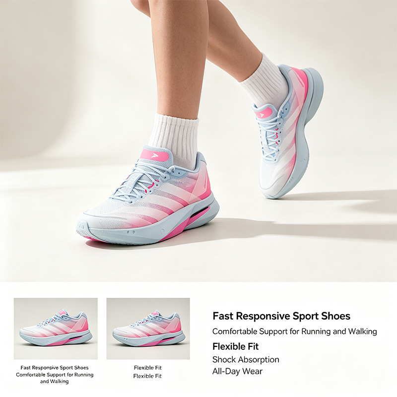New Adidas Pink White Blue Run - Women'S Shoes Pink Adidas ulasan dan harga