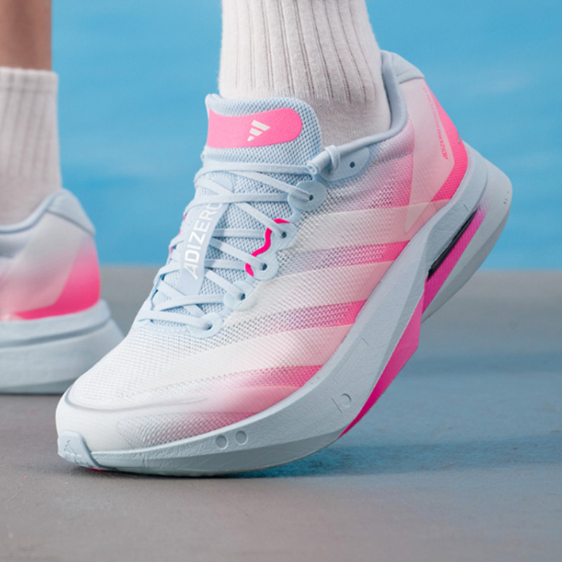 New Adidas Pink White Blue Run - Women'S Shoes Pink Adidas ulasan dan harga