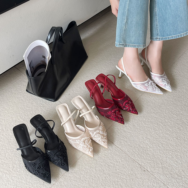 2026 Elegant Slingback Sandals - Women Shoes Brand ulasan dan harga