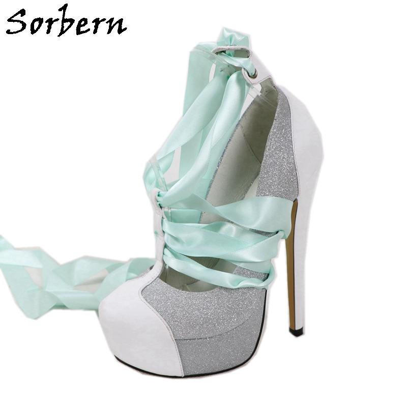 Sorbern White Real Leather Wom - Ribbon Tie Heel ulasan dan harga