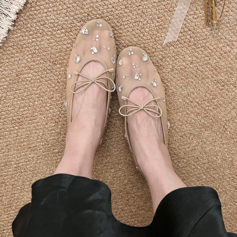 Summer Elegant Women's Sparkly - Women'S Shoes Round Toe ulasan dan harga