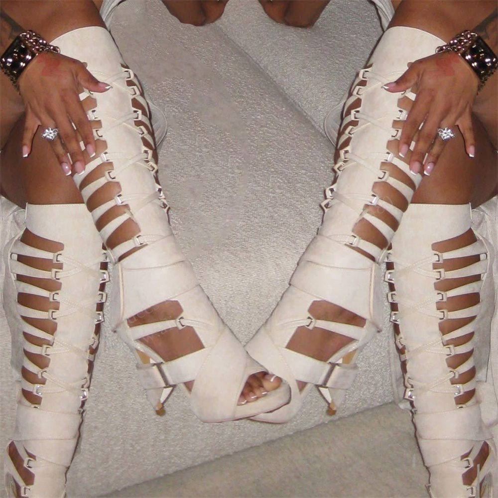 Gladiator Hollow Belt Buckle K - Platform Mule Heel ulasan dan harga