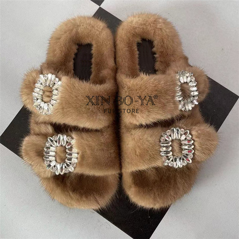 Mink Slippers Winter Women's S - Women Shoes Mk ulasan dan harga