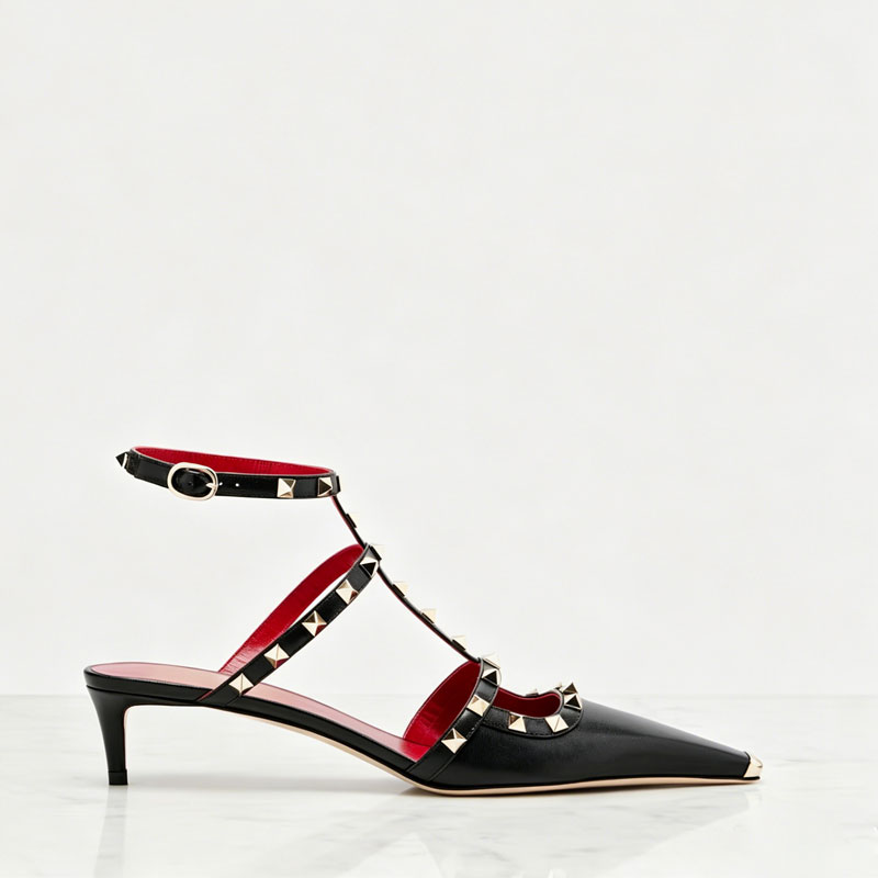 2026 Women's Rivet Low Heel Sq - Platform Mule Heel ulasan dan harga