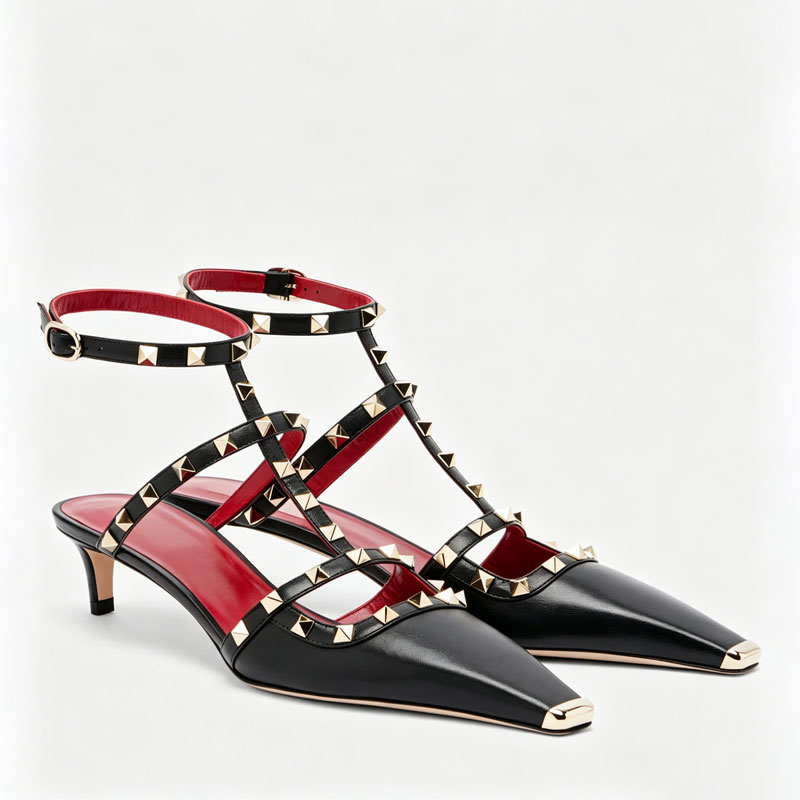 2026 Women's Rivet Low Heel Sq - Platform Mule Heel ulasan dan harga