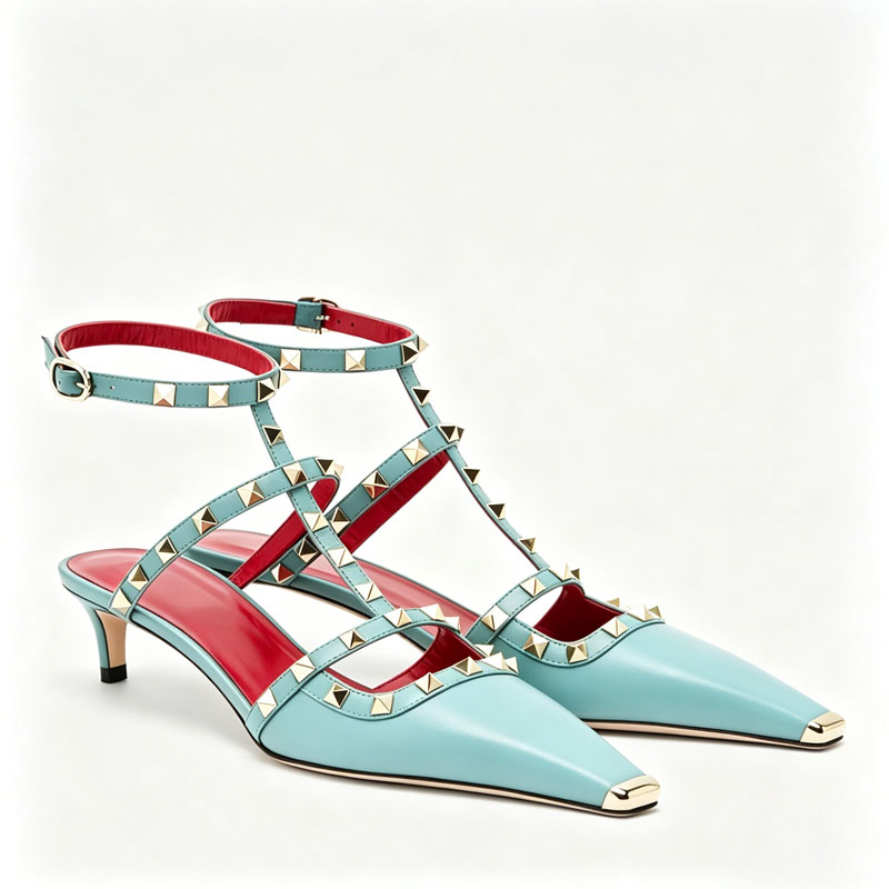 2026 Women's Rivet Low Heel Sq - Platform Mule Heel ulasan dan harga