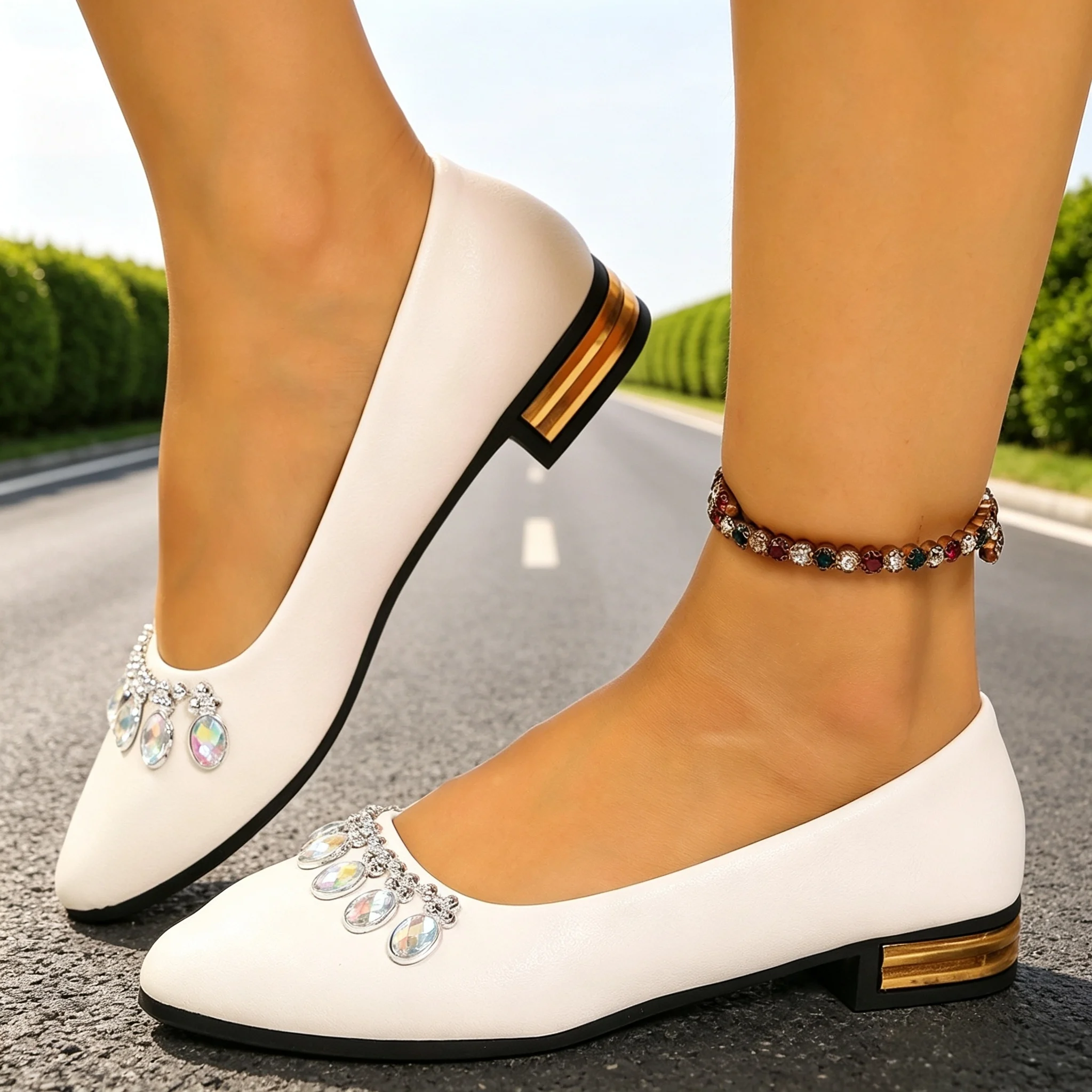 Women Flats Pointed Toe Ballet - Pointed Toe Flat ulasan dan harga