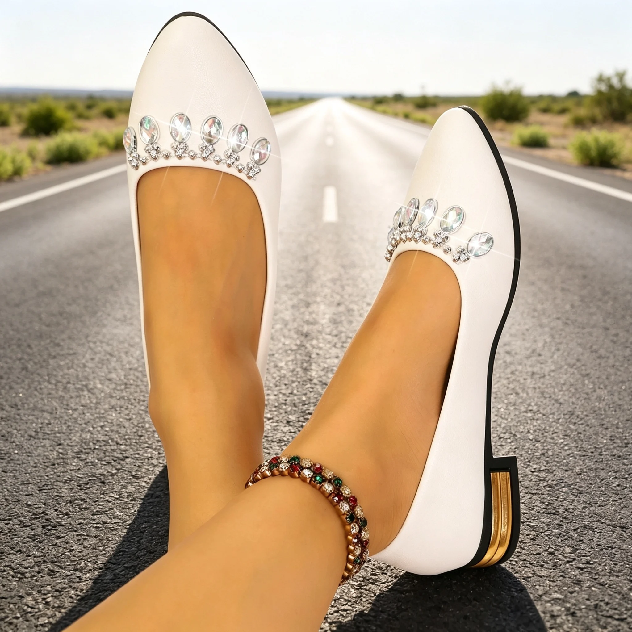 Women Flats Pointed Toe Ballet - Pointed Toe Flat ulasan dan harga