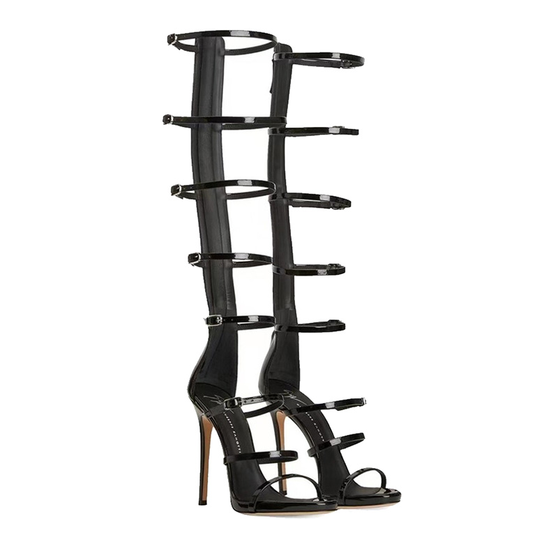 Summer Women's Cool Boots New  - High Knee Heel Boots ulasan dan harga