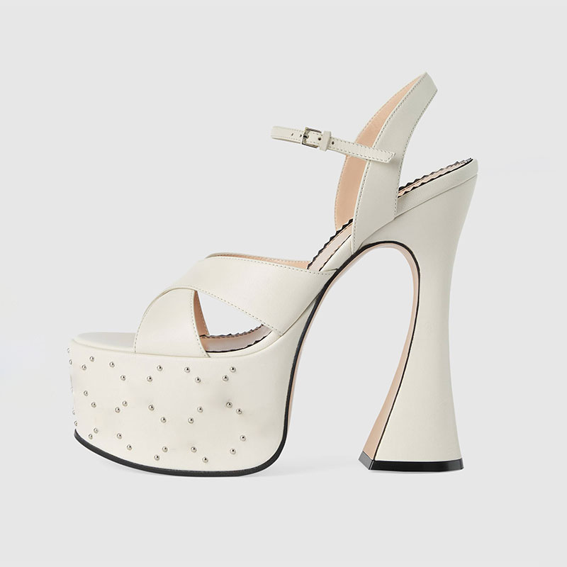 Fashionable White Black Buckle - Gladiator Sandal Women ulasan dan harga