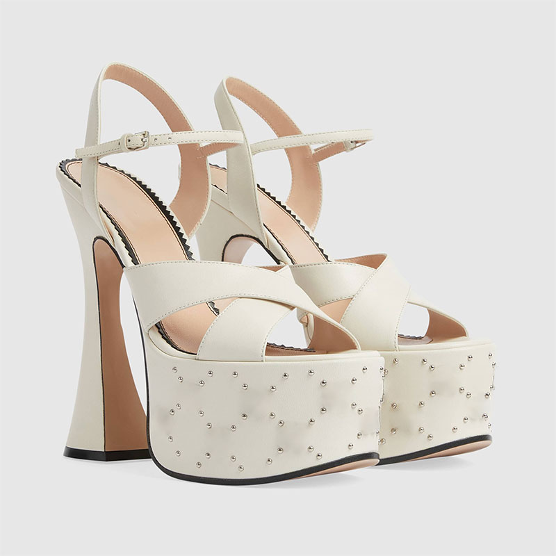Fashionable White Black Buckle - Gladiator Sandal Women ulasan dan harga