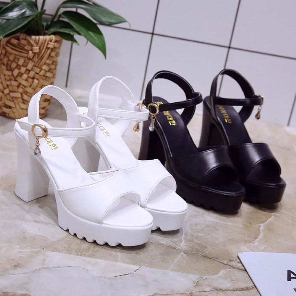 Fashion Fish Mouth High Heel S - Jelly Sandal Women ulasan dan harga