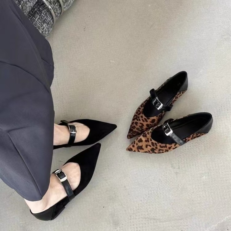Women Pointed Toe Flats, Leopa - Pointed Toe Flat ulasan dan harga