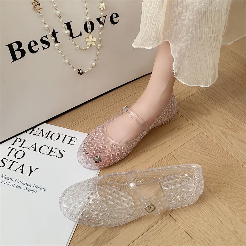 Transparent crystal women's sh - Jelly Sandal Women ulasan dan harga