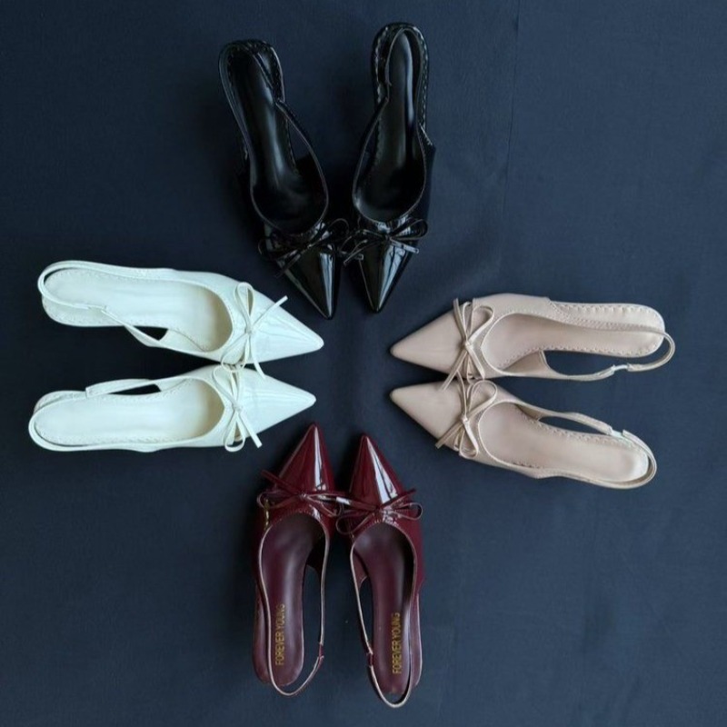 Women Pointed Toe Sandals Slin - Pointed Toe Flat ulasan dan harga