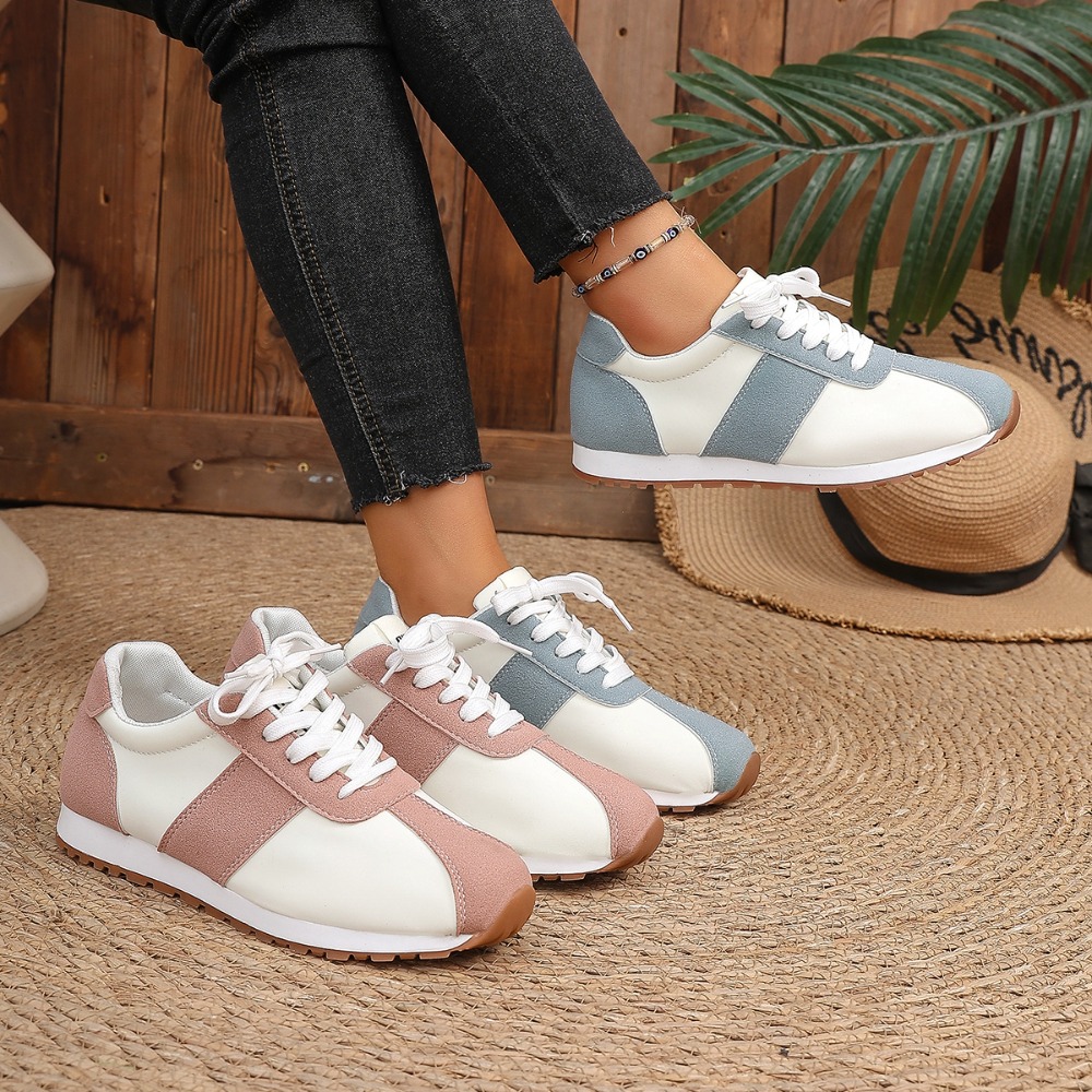 Women Color Block Sneakers Lac - Women'S Shoes Round Toe ulasan dan harga