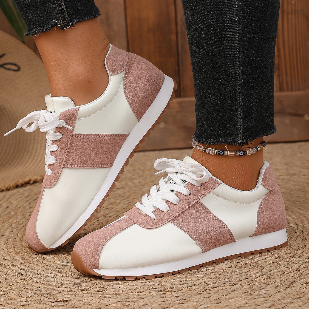 Women Color Block Sneakers Lac - Women'S Shoes Round Toe ulasan dan harga