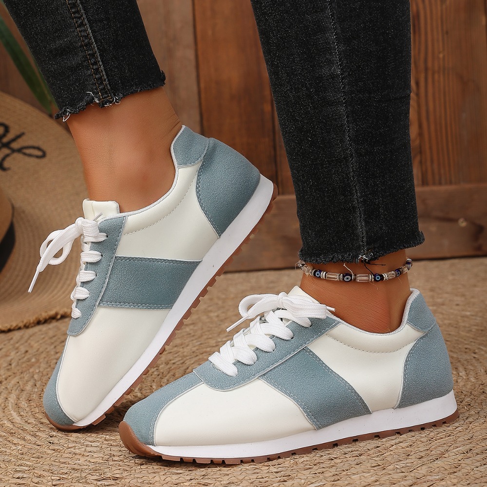 Women Color Block Sneakers Lac - Women'S Shoes Round Toe ulasan dan harga