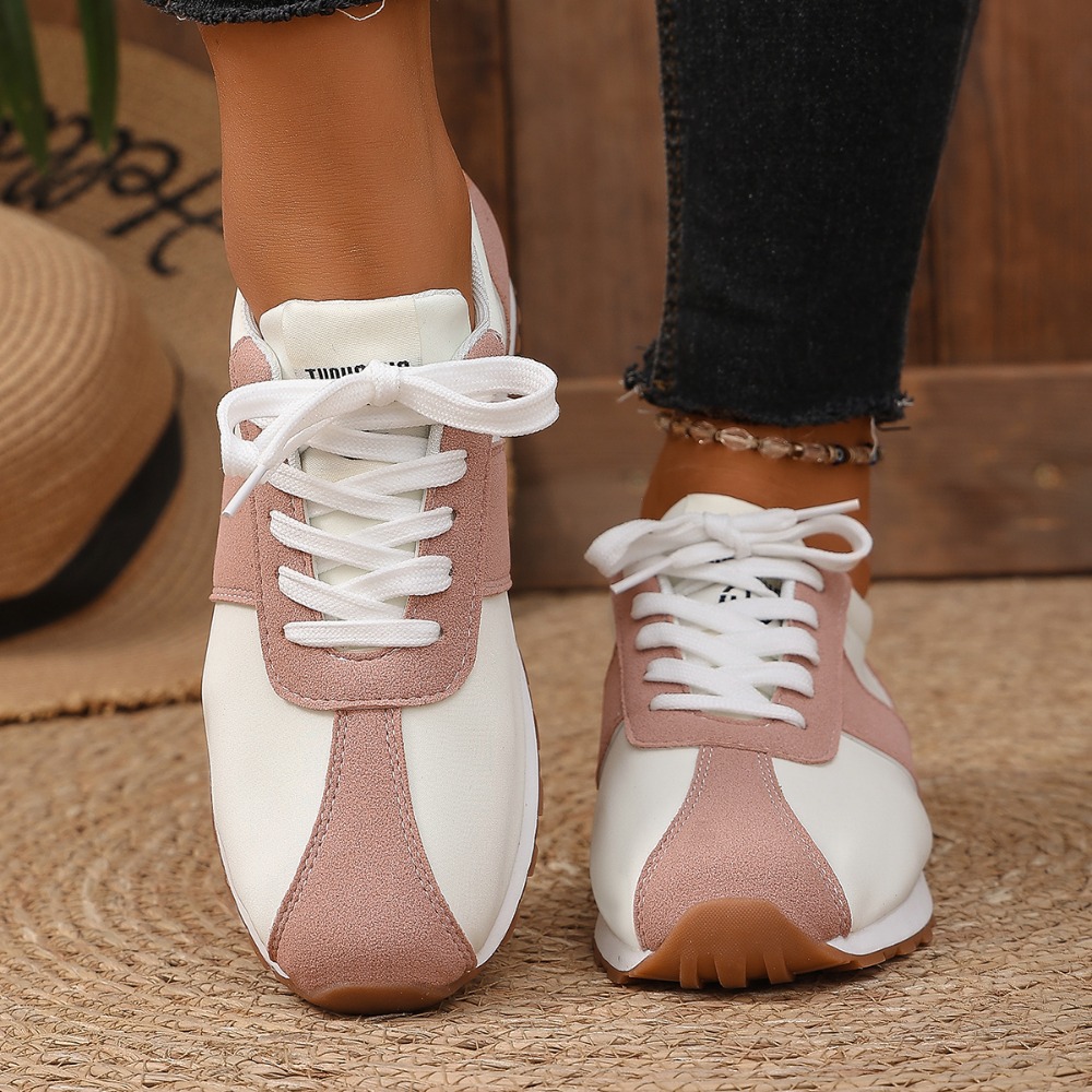 Women Color Block Sneakers Lac - Women'S Shoes Round Toe ulasan dan harga