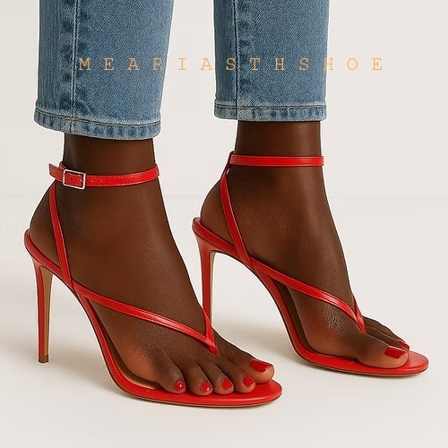 Beige Black Cross Straps Flip- - Platform Mule Heel ulasan dan harga