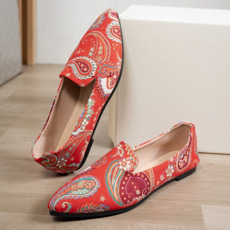 New Autumn Women's Shoes Casua - Pointed Toe Flat ulasan dan harga
