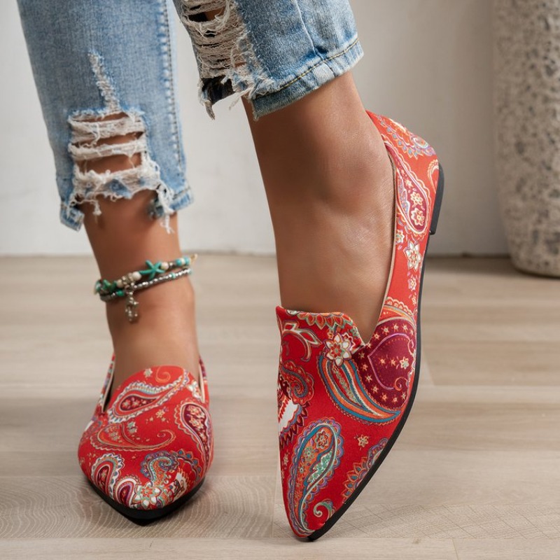 New Autumn Women's Shoes Casua - Pointed Toe Flat ulasan dan harga