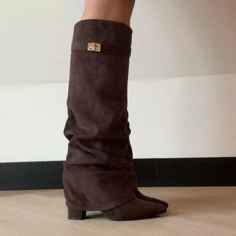2026 New Women's Knee High Boo - High Knee Heel Boots ulasan dan harga