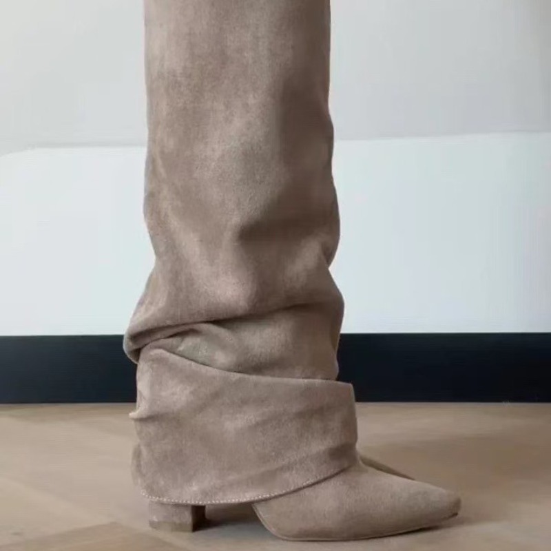 2026 New Women's Knee High Boo - High Knee Heel Boots ulasan dan harga