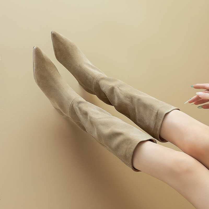 2026 New Autumn Knee-high Boot - Women Shoes Mk ulasan dan harga