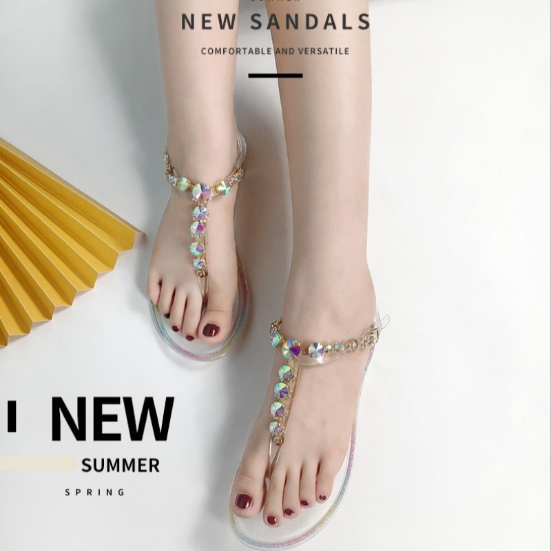 Size 36-42 Women Girls Jelly T - Jelly Sandal Women ulasan dan harga