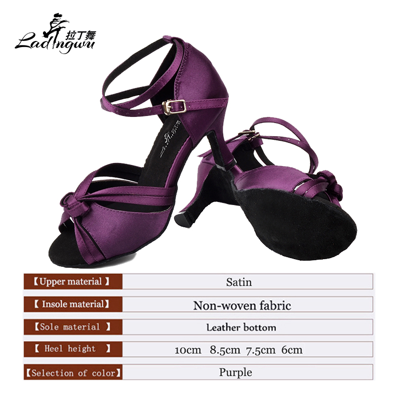 Ladingwu  Purple Ribbon Knot L - Women'S Shoes Z ulasan dan harga